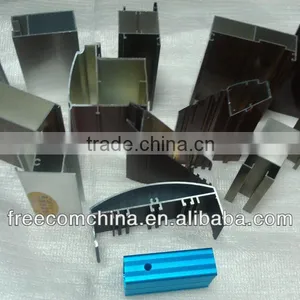 Different Shape and Size Wood Grain Aluminium Profile For Windows and Doors thumbnail-1