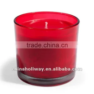 Red Glass Candle, Candle Glass thumbnail-1