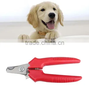 Pets Cat Red Pet Dog Toe Nail Clipper Grooming Trimmer Cat Dog Scissors Stainless Steel Blade Cutter thumbnail-2