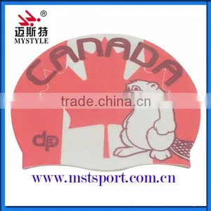 Lovely Custom Swimming Cap Silicone thumbnail-1