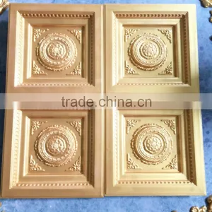 Antique Gold PU Ceiling Roses/European Ceiling Decor thumbnail-1