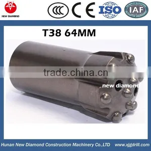 Top Hammer Drill Button Bits, T38 Bench Drilling Bit, 64mm Button Drill Bit thumbnail-1