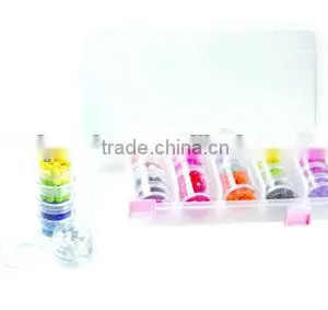 Jewelry Plastic Bead Box Bead Organizer With Vials thumbnail-1