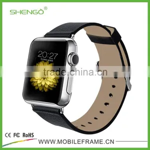Shengo Hot Selling High Quality Leather Strap Watch Band for Apple Watch Quality Choice thumbnail-2