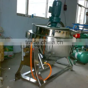 Gas Heating Jacketed Kettle With Mixer thumbnail-5