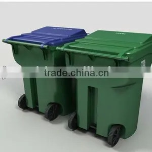 Plastic Injection Garbage Bin With Pedal and Lid Moulding thumbnail-1