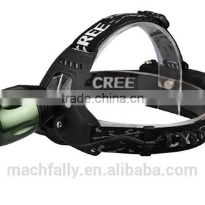 Machfally 2015 Best Selling 500 Lumen T6 Led Headlamp 10W High Power Camping Headlamp 3-Mode Zoom Headlamp thumbnail-1