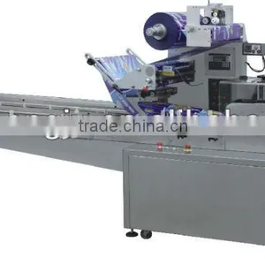 Automatic Pillow Packing Machine For Biscuit/Towels/Tissues/Bread/Instant Noodles/Ice Cream/Cake/Candy/Fresh Fruits thumbnail-1