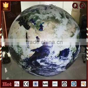 2016 Innovative Size Customized Lighting Beach Ball Inflatable Helium Globe Balloon thumbnail-4