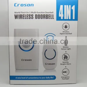 Outdoor Wireless Doorbell With 36 Music Tones 150m Working Range 3 Levels Volume thumbnail-6