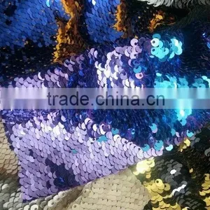 Gold Double Sided Sequin Fabric thumbnail-3
