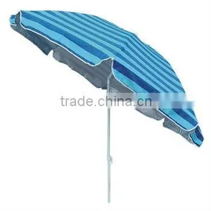Silver Coated Beach Umbrella thumbnail-1