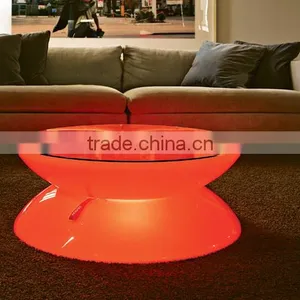 RIGEBA Hot Selling!LED Furniture Led LED Bar Table Shining Double Table Square/round Table Lamp thumbnail-3