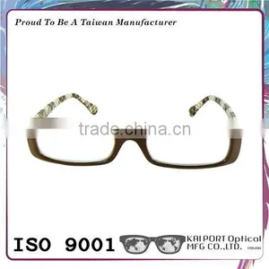 Vivid Color and Plaid Pattern Eyeglass Frame thumbnail-1