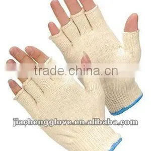 JS807/FL String Knit Fingerless Glove,Safety Glove, Fingerless Gloves Knitting Pattern thumbnail-1