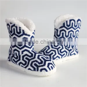 Ladies Coral Fleece Indoor Boot thumbnail-1