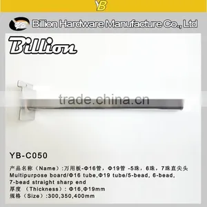 Original Manufacturer Slat Wall Display Hook Hanging Hook With 6 Balls Pipe Hook thumbnail-1