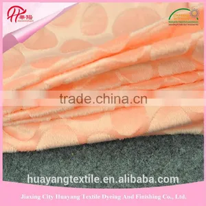 100% Ployester Super Soft Embossing Velboa Plush Fabric /minky Fabric for Making Soft Toy thumbnail-3
