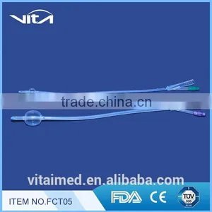Medical Disposable 3 Way,2way, Silicone Foley Catheter FCT05 thumbnail-1