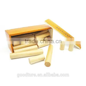 2015 Hot Sale Wooden IQ Intelligent Puzzle Magic Puzzle Kongming Lock Brain Teaser Model Number GAD1098 thumbnail-1