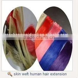 Kind of Colors and Lengths pu Tape Skin Weft Remy Hair Human Hair Extension thumbnail-1
