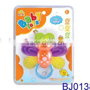 Wholesale Christmas Toy Funny Cartoon Animal Baby Rattle and Teether Toy thumbnail-6