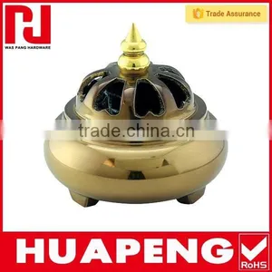 Resonable Price Supply Bronze Color Brass Incense Burner thumbnail-3