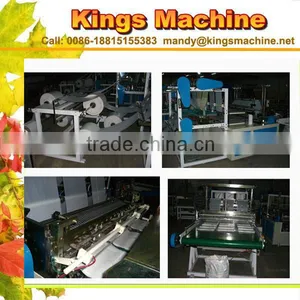 PE Film Biodegradable T - Shirt Carry Plastic Bag Making Machine thumbnail-1