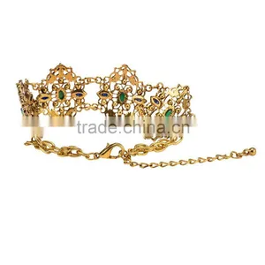 2015 Gold Chunky Chain Bracelet Fashion for Women thumbnail-3