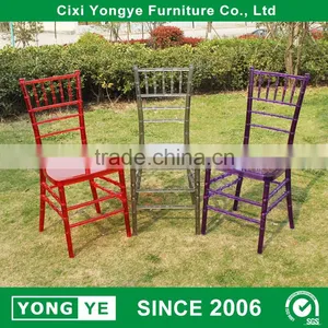 Factory Directly Wedding Party Chair Resin Chiavari Chair thumbnail-6