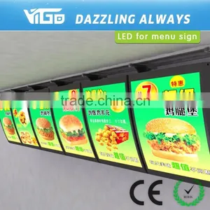 Slim Led Menu Light Box for Restaurant thumbnail-1