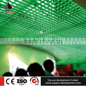 Tropical High Quality Soild Aluminum Grille Grid Ceiling thumbnail-1