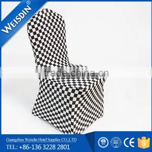 New Style Banquet Chair Cover White Cheap 100%polyester Banquet Chair Cover thumbnail-4