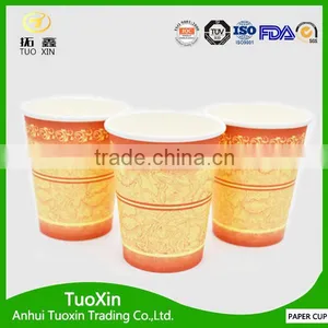 New Design Custom Coffee Cup Sleeve Disposable Coffee Paper Cup thumbnail-6