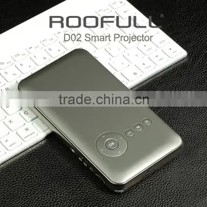 2016 Hot Selling RK3128 Smart Mini Portable Projector Support 4K, H-DMI, USB for Business, Education,and Home Theater thumbnail-1