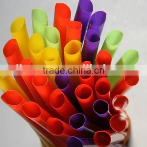 Drinking Strawsd Plastic Solid Color Straws thumbnail-1