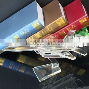 Crystal Glass Aeroplane Themed Gift thumbnail-5