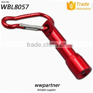 Best Sale Led Flashlight Carabiner KeyChain Wholesale thumbnail-2