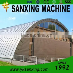 Superior China Sanxing Prefabricated Steel Building Machine/Arch Roof Roll Forming Machine thumbnail-5