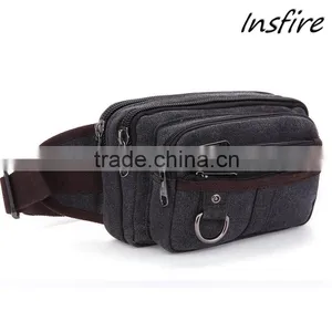2016 Outdoor Waist Bag Fashionable Classical Canvas Waist Leg Bag thumbnail-2