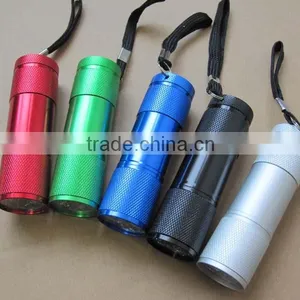 HEYU Aluminum 9 Led Super Bright Flashlight for Promotion thumbnail-1