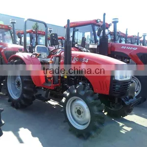 High Quality DQ554 55HP 4x4 4WD Agricultural Tractor With Paddy Tyre for Sale thumbnail-1