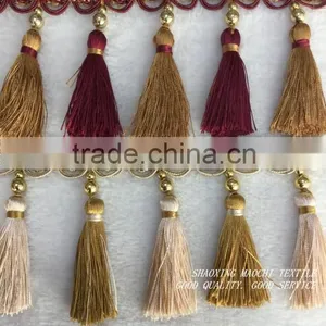 2015 New Fringe 2 Colours Fringes With Golden Crystal for Curtains thumbnail-3