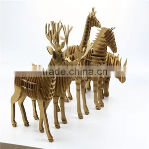 DIY Customized 3D Cardboard Paper Puzzle Animal Models thumbnail-5
