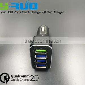 China Supplier [Qualcomm Certified] Quick Charge QC 2.0 Four USB Ports Car Charger for Smartphone thumbnail-4