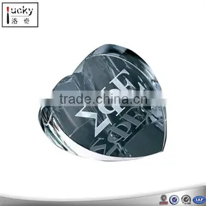 High Quality Crystal Paperweight for Love/love Paperweight for Souvenir Gifts thumbnail-1
