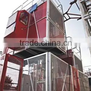 OUTSIDE CONSTRUCTION HOIST LIFT ELEVATOR BY TEWEI thumbnail-3