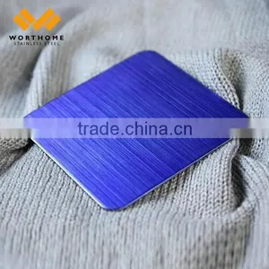 201 304 Cold Rolled No.4 HL Gold Mirror Stainless Steel Decorative Sheet thumbnail-6