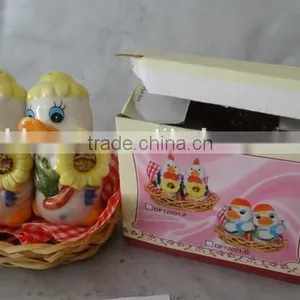 Ceramic Duck Salt and Pepper Shaker With Basket thumbnail-1