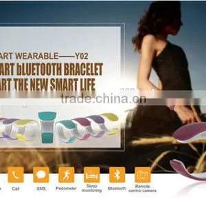Fitness Bracelet Tracker Bluetooth Activity Smart Bracelet Smart Healthy Bracelet Y02 thumbnail-2